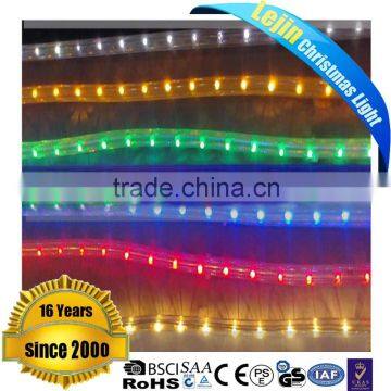 Thanksgiving Day yellow led rope light 120v warm Outdoor decoration event decoration