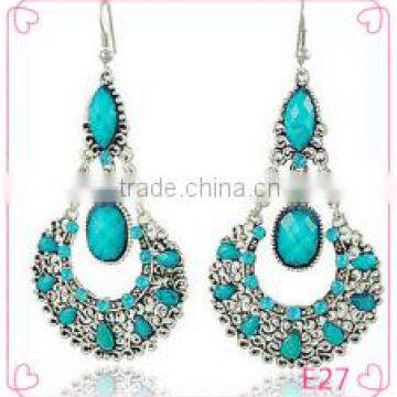 2016 Wholesale Fashion Bead Pendant Earring Chinese Style Vintage Earrings