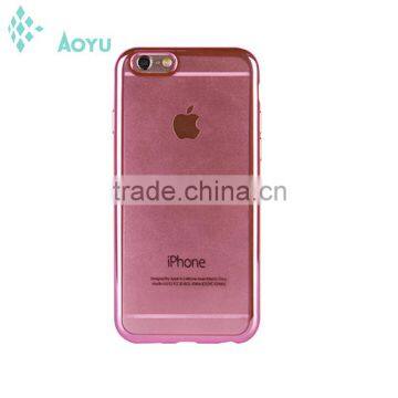 TPU Scratch Resistant Soft Shell Plating Phone Case for Iphone 6s photo-4