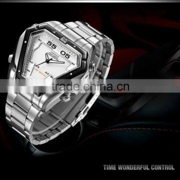 Hot selling product vogue wrist watch all stainless steel watches for men