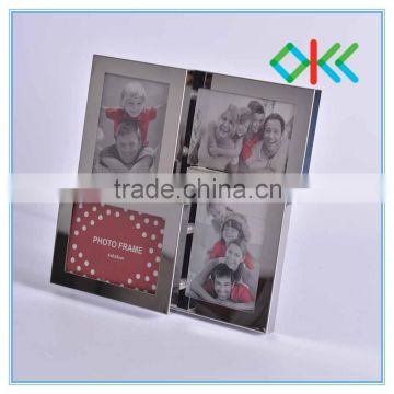 silver plated family flat wall picture frames