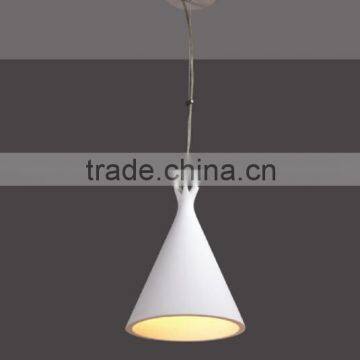 E27 gypsum/platster pendant lamp