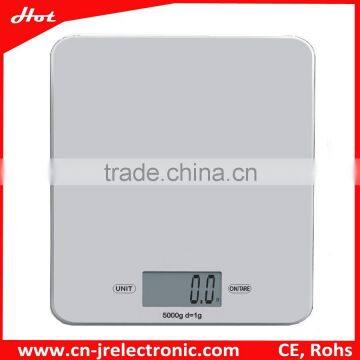 5kg Elegant Super Slim Glass Kitchen Scale with Low Price