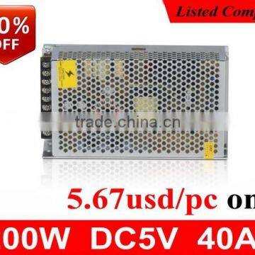 Guangzhou factory smps good quality single output constant voltage 150w 5v switching power supply for LED display screen