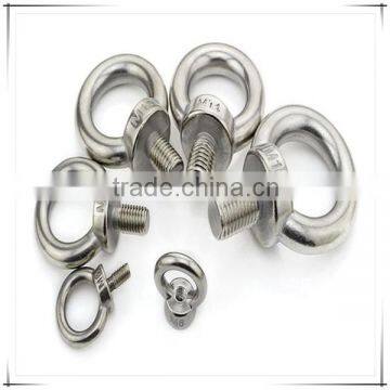 OEM silica sol stainless steel fastener eye bolts