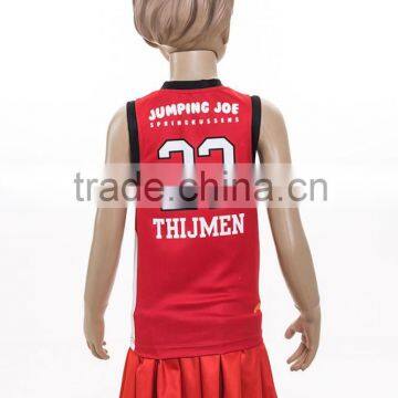 School Cheering Uniforms European Basketball Uniform Design for Girls