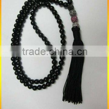 NE2001 Fashion Agate beaded necklace,tassel necklace