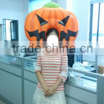 Inflatable Halloween party pumpkin hat