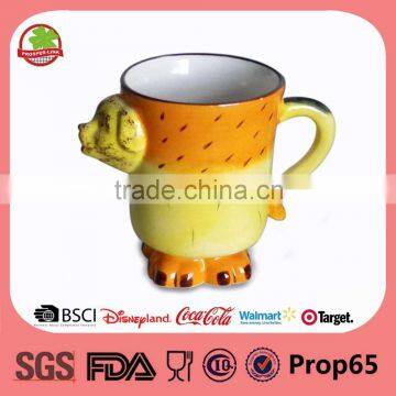 Ceramic Emboss 3D Animal Shape Coffee Mug photo-5