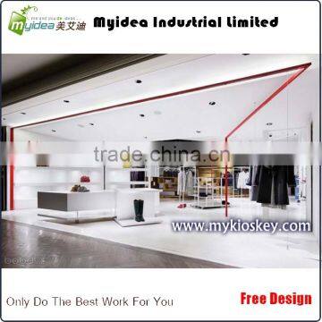 UKS customized mall Clothing kiosk design of clothing display for sale