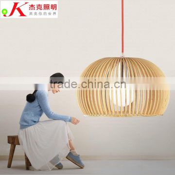 Hotel project lighting LED wooden pendant lighting JK-8005B-01 LED wooden pendant light for home decorative