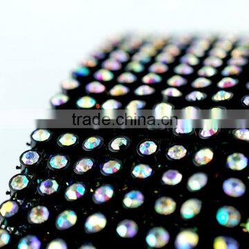 Crystal Ace 5 Years Elastic Rhinestone Trimming Mesh, Stetch Crystal Rhinestone Mesh Sheet Banding for Wedding Party photo-4