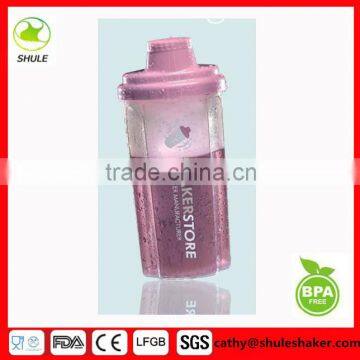 2015 hot selling 700ml Plastic Shaker Bottle sports bottle single wall plastic bottle custom logo cheap goods from China