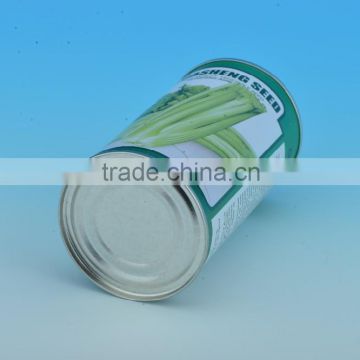 High Quality Custome Metal Tin Can, Vegetable Seeds Tin Can Wholesale