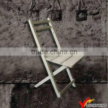 Folding Wooden French Vintage Chair White