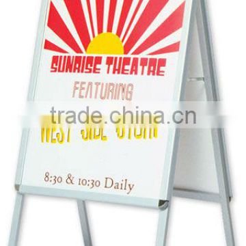 Double sided sign board