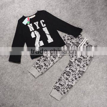 2016 Factory New Fashion Spring Child Clothes for 2 Pieces Long Sleeve Baby Boy Clothing Set Wholesale Kids Clothes (ulik-AC079) photo-2
