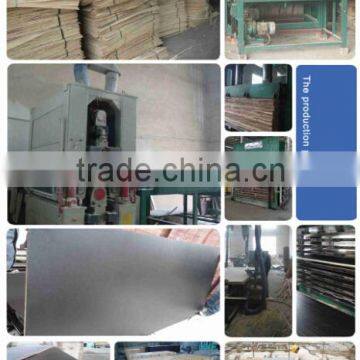 one time/two time hot press 18mm brown/black/ film faced plywood from China