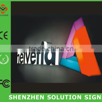 Outdoor lighting led plastic letters sign