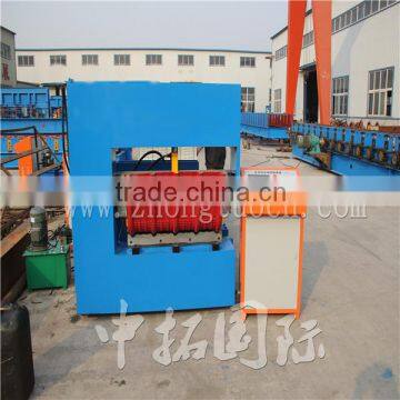 Metal sheet round bending machine