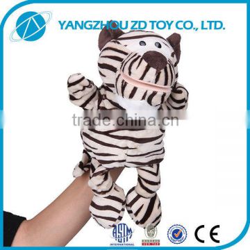 Super soft plush polyester plush boy hand puppet toy