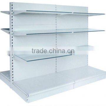 2015 HOT SALE, upscale and high quality Supermarket glass shelving