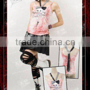 Lolita pattern printing tank top T-243 from punkrave