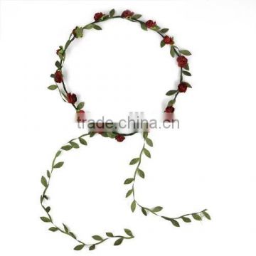 New Boho Ladies Floral Flower Festival Wedding Garland Forehead Hair Head Band H158