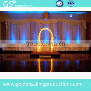 event wedding aluminum backdrop stand pipe and drape for sale