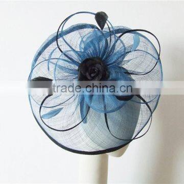 Classical sinamay fascinator for beautiful lady