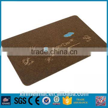 Cheap price free sample home door decor carpet foot floor mat