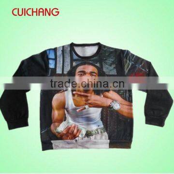 sweatshirt fleece &custom all over sweatshirt printing&custom crewneck sweatshirt cc-001