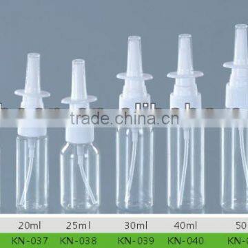 plastic PET nasal spray bottle, white plastic nasal bottle for eliquid, perfume, 30ml nasal spray bottle