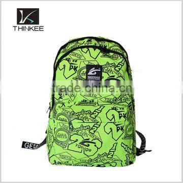 the latest printing nylon fashion backpack