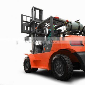 China supplier 7ton LP Gas engine forklift trucks for sale