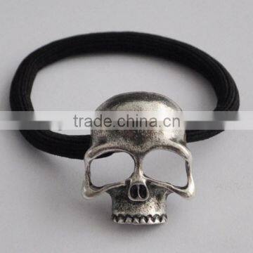 2014 China wholesale new product silver skull headband, punk style headband,elastic headband