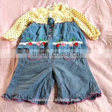 2015 wholesale high quality used chilren clothing used children summer wear