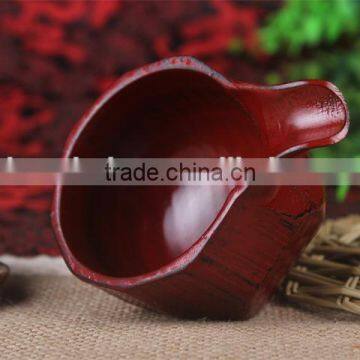 With a Mouth Wooden Wine Glass photo-4