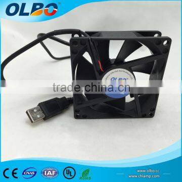 80*80*25mm High Power Dc Cooling Fan Small Axial Fans