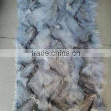 Customized size and color 100% genuine fox fur plate