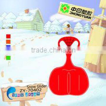 2016 new winter outdoor promotion toys yellow snow sled