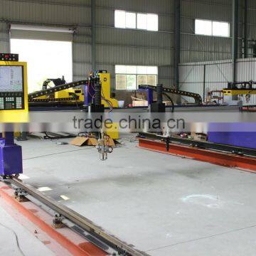 Light cnc plasma and flame cutting machine for metal plates