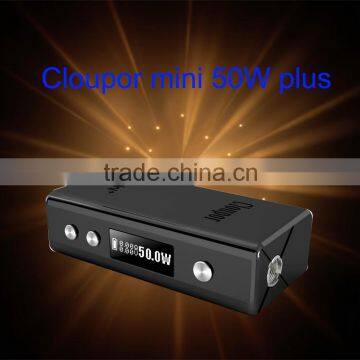 Original Cloupor mini plus 50w box mod with Temperature control with different colour