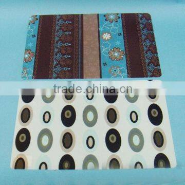 Colorful Clear Hard PP Placemat