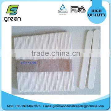 2016 Manufacturing 80mm Brich Wood Ice Cream Sticks