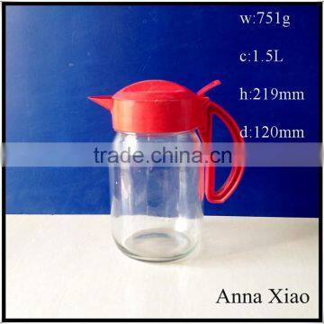 factory direct 1.5L glass water pitchers on sales