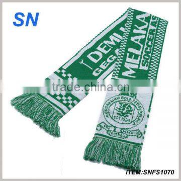 2014 Alibaba online shopping site fan scarf green white