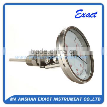 Stainless Steel Every Angle Type Industrial Bimetal Thermometer