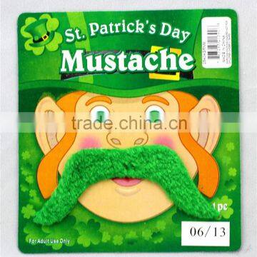 St. Patrick's Day mustache