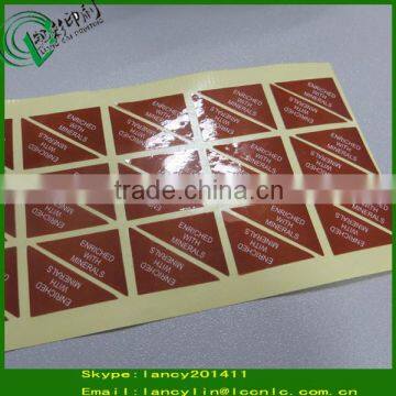 Printed custom paper labels for new products label stickers paper waterproof labels on roll